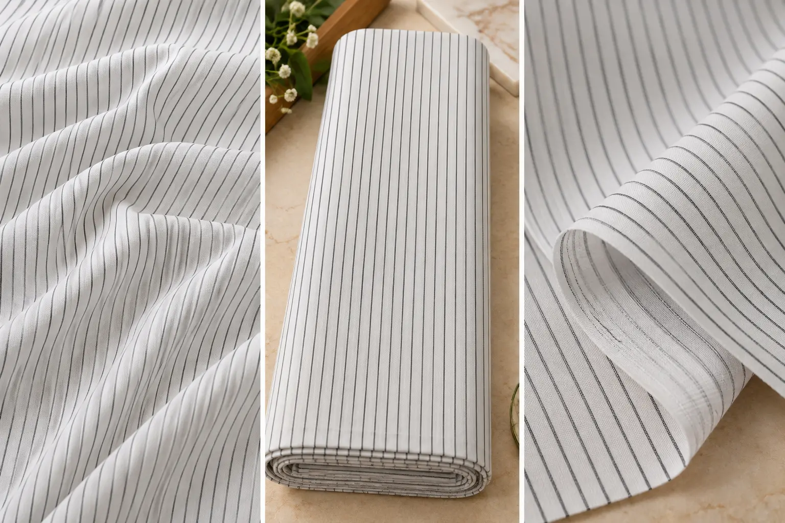 Premium Fine Stripe Shirt Fabric