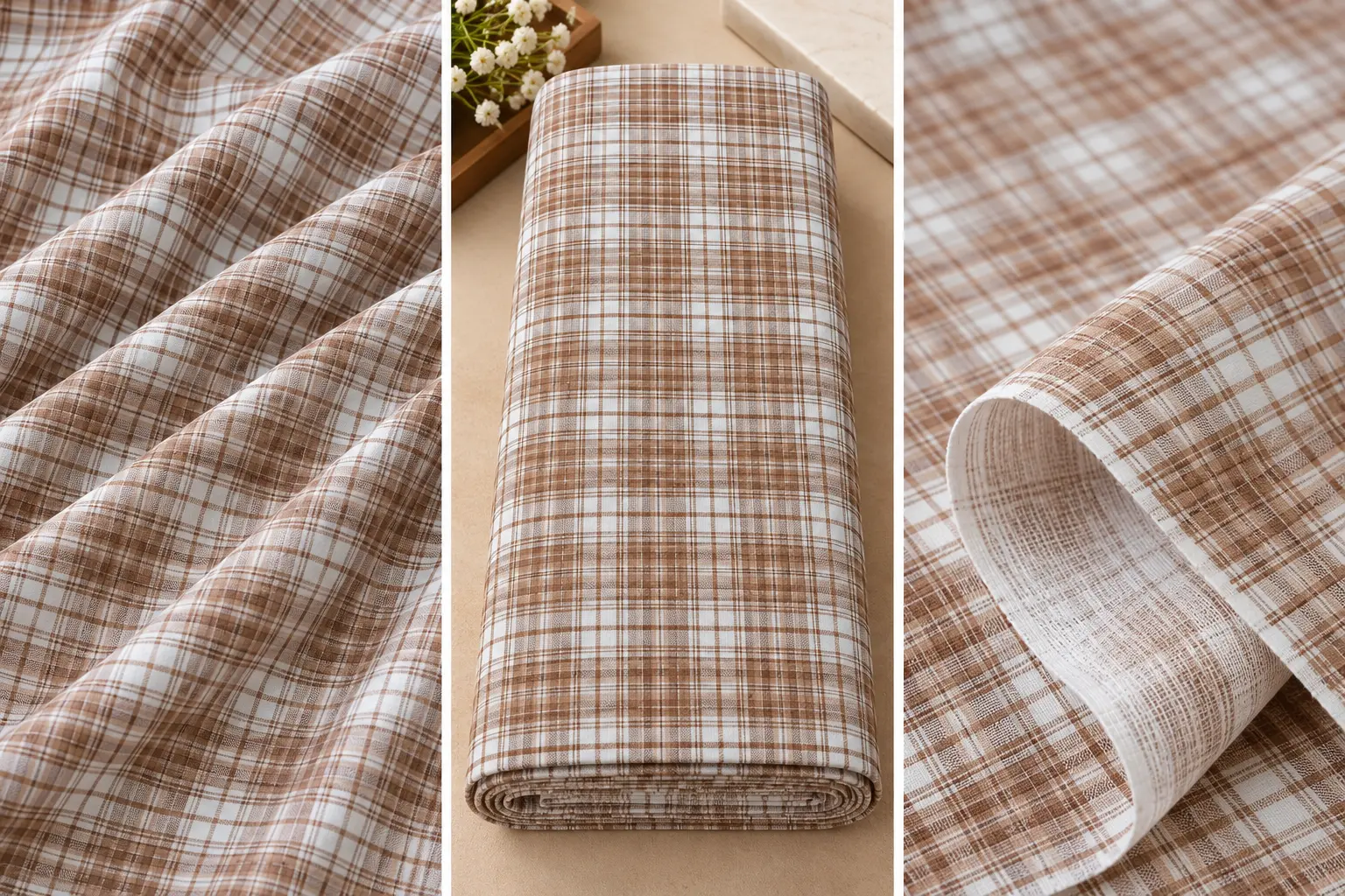 Premium Classic Check Shirt Fabric