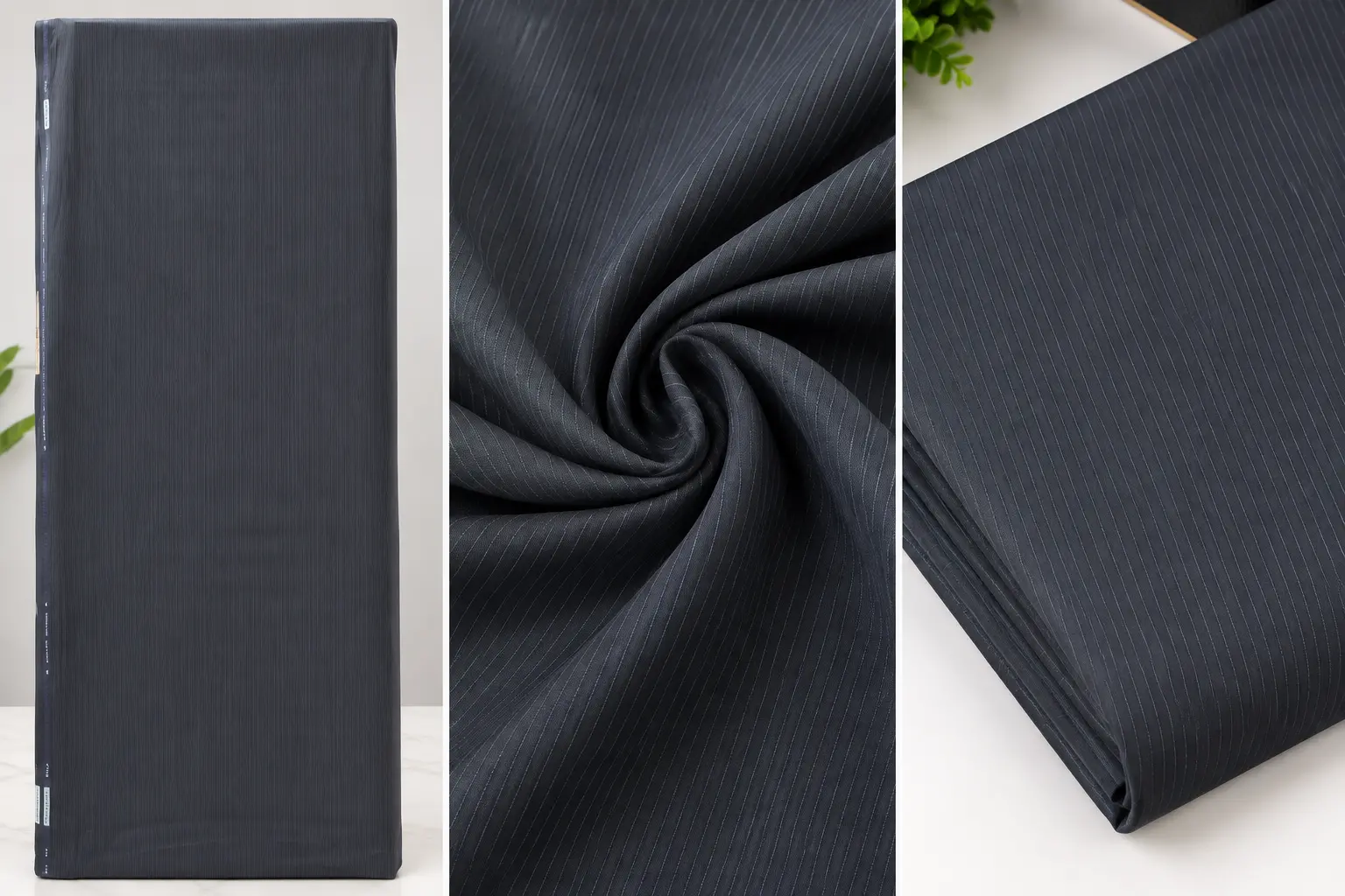 Premium Fine Pinstripe Suiting Fabric