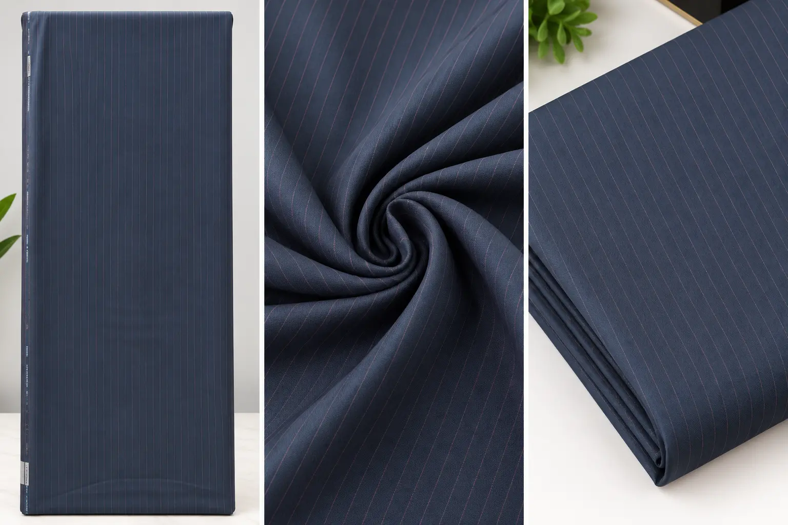 Premium Fine Pinstripe Pant Fabric